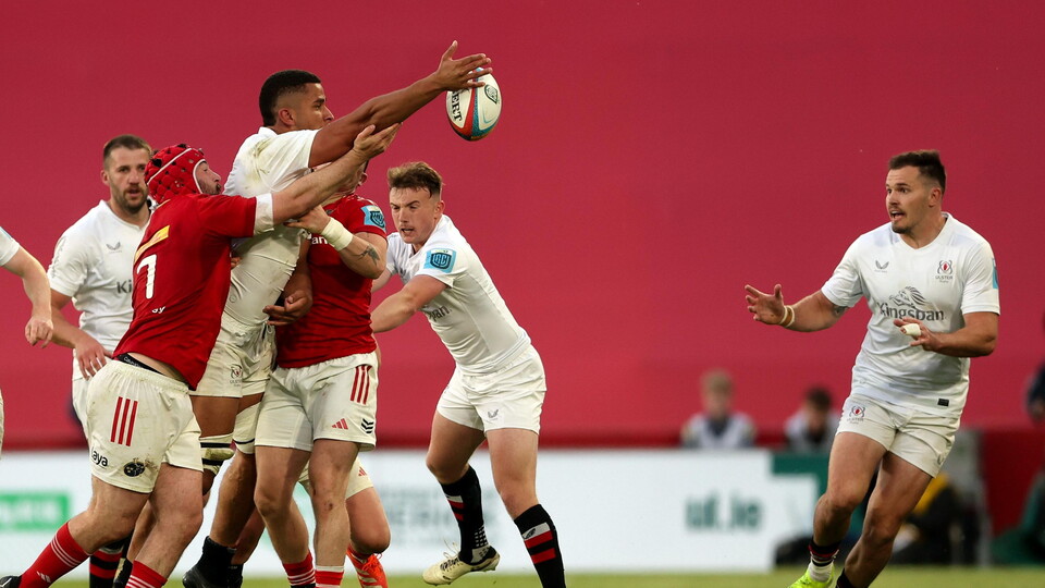 Ulster left Limerick empty-handed despite scoring 20 points in the first half against Munster at Thomond Park in a pulsating Irish derby in the BKT United Rugby Championship.
