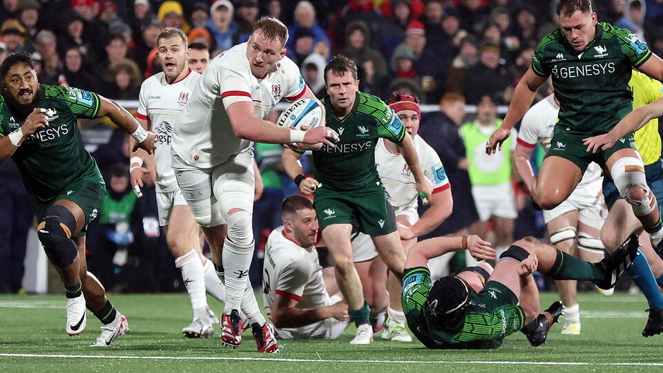 Ulster edge a christmas cracker against Interprovincial rivals, Connacht, at a rain swept night at Kingspan Stadium in Round 8 of the BKT United Rugby Championship.