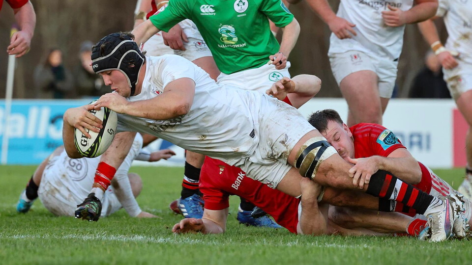 Ulster A secured their first victory in the 150 IRFU ‘A’ Interprovincial Championship, defeating Munster A 26-14 at Shaw’s Bridge, this Friday afternoon. The home side, eager to bounce back from defeats in their opening two fixtures, produced a de...