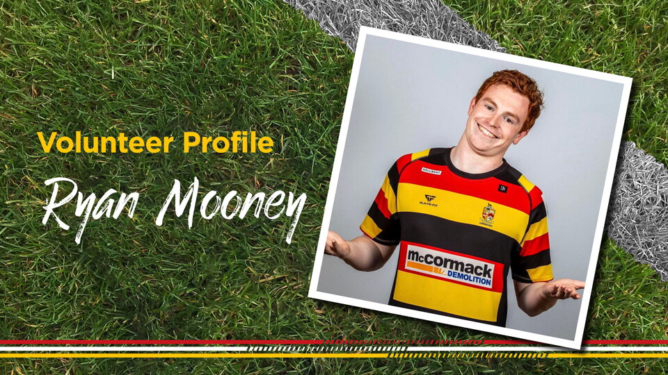 Rugby has been a part of Ryan's life since he was young, find out how volunteering at Lurgan RFC has taken that to the next level...