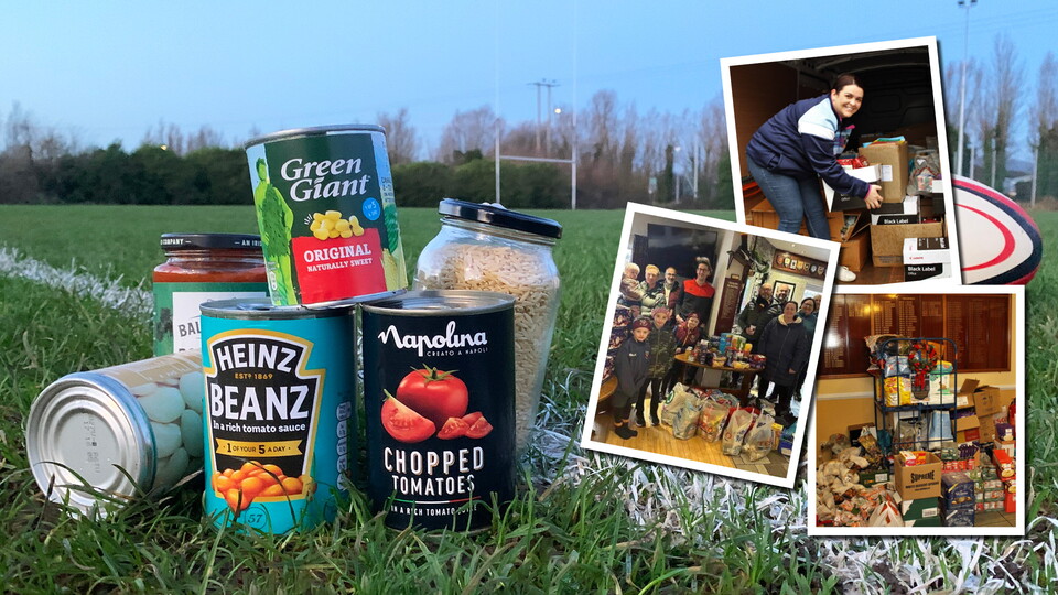 In the festive spirit, Banbridge RFC, Ballymoney RFC, and Cooke RFC have each been working tirelessly collecting donations for food banks this Christmas.