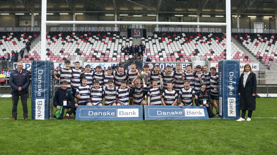 Wallace High School have won the 2022 Danske Bank Schools' U16 Cup after a 12-0 victory over Campbell College Belfast in the final at Kingspan Stadium.