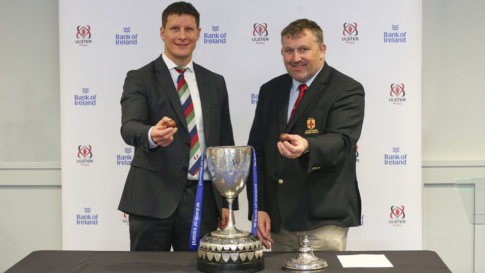 The draw for the semi-finals of the Bank of Ireland Towns Cup was held today at Kingspan Stadium.