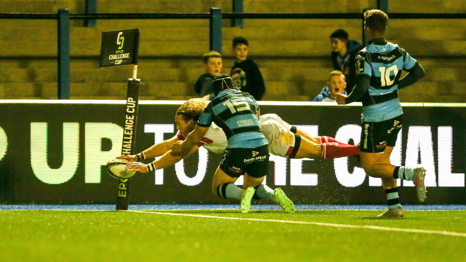 It was a defeat for Ulster as Cardiff snatched victory with the final kick of the game in Round 2 of the EPCR Challenge Cup.
