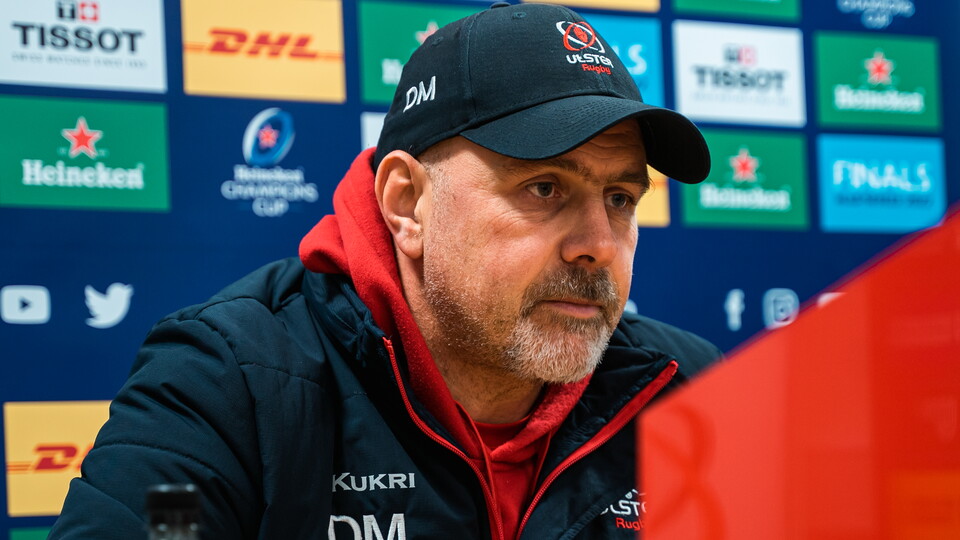 Ulster Head Coach, Dan McFarland spoke to the media ahead of Saturday’s Heineken Champions Cup clash with ASM Clermont Auvergne.