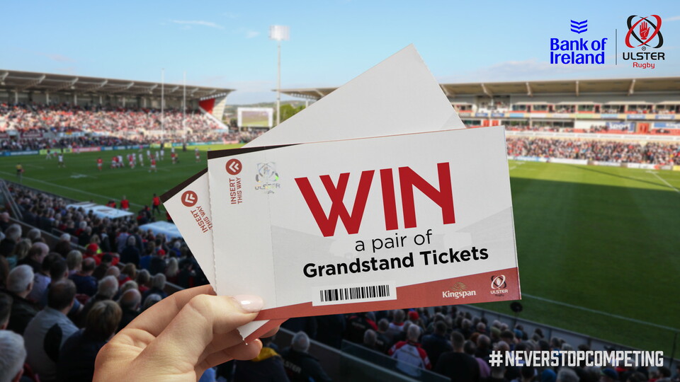 How would you like to win one of two pairs of tickets for the Ulster v Dragons fixture at Kingspan Stadium this Saturday?