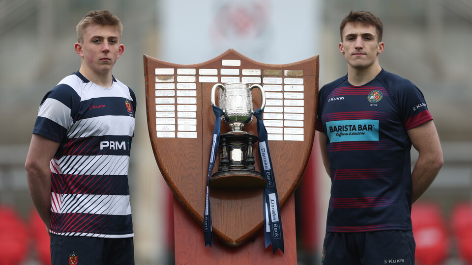 Wallace High School and Belfast Royal Academy will be vying to secure a spot in the final of this year's Danske Bank Ulster Schools' Cup final. Meet captains, Jon Rodgers and Frank Davis.