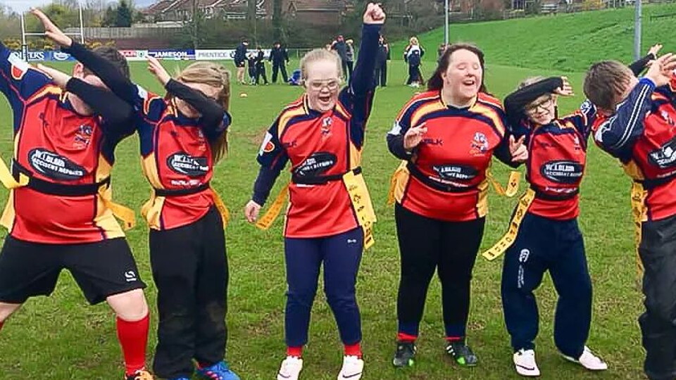 Meet Sarah Gilmore, one of the founding members and players of the Clare Hares, a disability rugby team based at Ballyclare RFC.