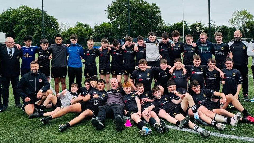 Virginia RFC celebrate an incredible achievement after their U14, U16 and U18 sides all secured victories in their respective Provincial Youth League finals on Saturday at Meadowbank Sports Arena in Magherafelt.