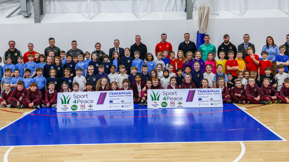 Last Thursday Ulster Rugby joined sporting partners from across the island at the official launch of Sport 4 Peace, a major four-year initiative using sport to promote positive relations, inclusion and lasting community connections.