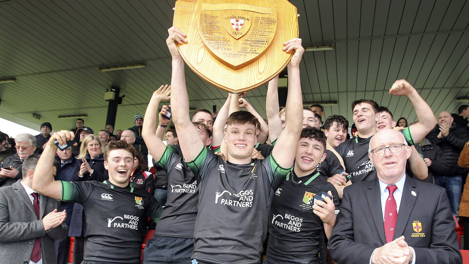 This year's final takes place at Queen's Sport, Upper Malone, kicking off at 2:30pm.