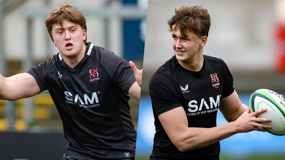 Ulster Rugby can confirm that Irish-Qualified talents, Paddy Woods and Rynard Gordon, have joined the Academy as first-year players.