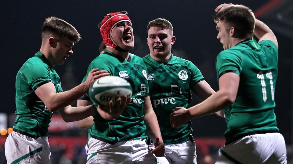 The Ireland Under-19s will play two fixtures against their French counterparts during the Easter window. Seven players from Ulster have been named.