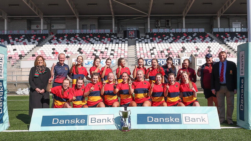 Enniskillen Royal Grammar School (ERGS) emerged victorious in a captivating Danske Bank Ulster Girls Schools' Cup clash against St. Louis' Grammar School, showcasing an impressive display of attacking prowess and resolute defence.