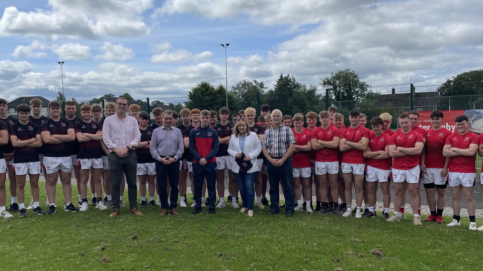 The Ulster U18 Schools and U18 Clubs squads both took part in a recent training session at Aughnacloy College, as the school hosted such an event for the first time.