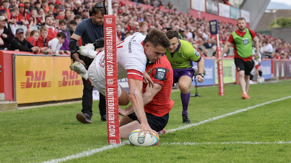 A young Ulster side showed plenty of fight against a strong Munster side, who scored five second half tries to secure a 41-14 interpro victory in Round 16 of the BKT United Rugby Championship at Thomond Park.