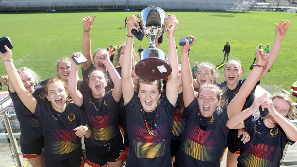 Enniskillen Royal Grammar School are the 22/23 Danske Bank Girls Schools' Cup winners after beating Royal School Armagh 10-2 in the final at Kingspan Stadium.