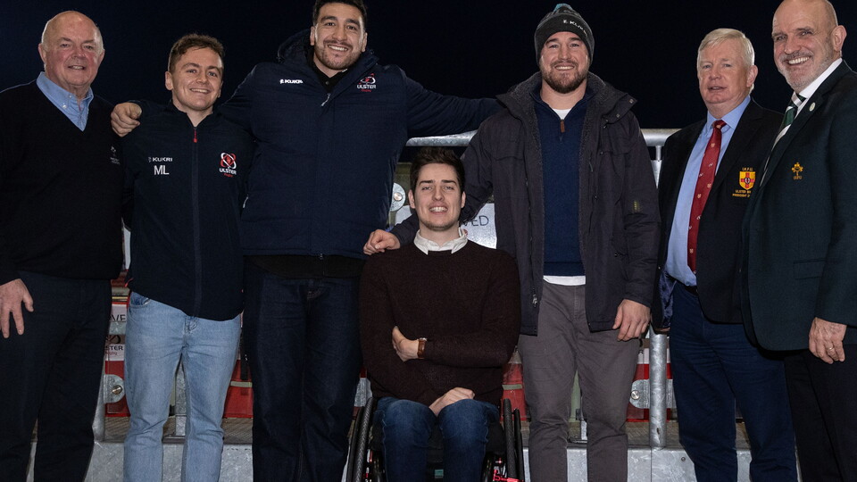 David Ross, Team GB wheelchair rugby player, announced as new garden ambassador for Ulster Rugby’s charity partner.