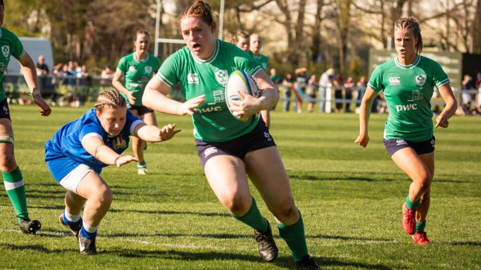 Ireland kicked off their 2025 Six Nations U18 Women’s festival with an eight try, two win Day 1 performance that saw them beat Italy and England in style.