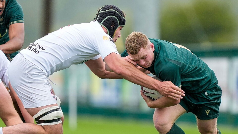 Seven tries, six coming from forwards, was an accurate indication of the type of tough, physical encounter that played out between the U-19s of Ulster and Connacht at Creggs RFC.