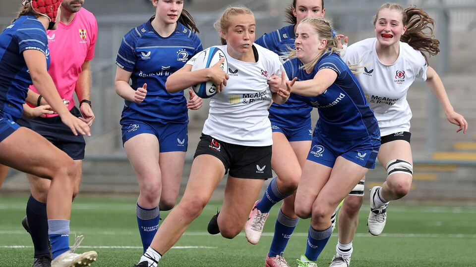 Ulster U18 Girls put up a valiant effort but ultimately fell short against their Leinster counterparts in a thrilling interprovincial clash at Kingspan Stadium. Despite a spirited performance, Ulster was unable to overcome the visitors' strong att...