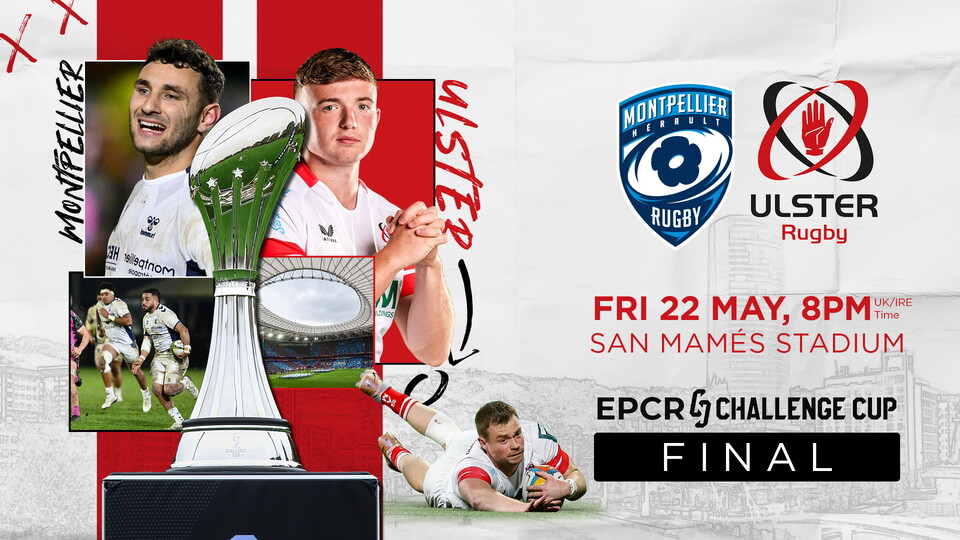 We're heading to Bilbao! As Ulster get ready to take on Montpellier Hérault Rugby in the EPCR Challenge Cup Final (Kick-off 9.00pm Local time/8.00pm BST)