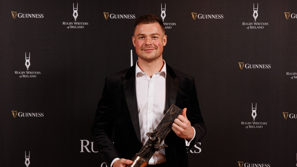 Last night at the Guinness Rugby Writers of Ireland Awards in Dublin, Ulster's Zac Ward took home the award for Men’s 7s Player of the Year, recognising his outstanding performances in 2023/2024.