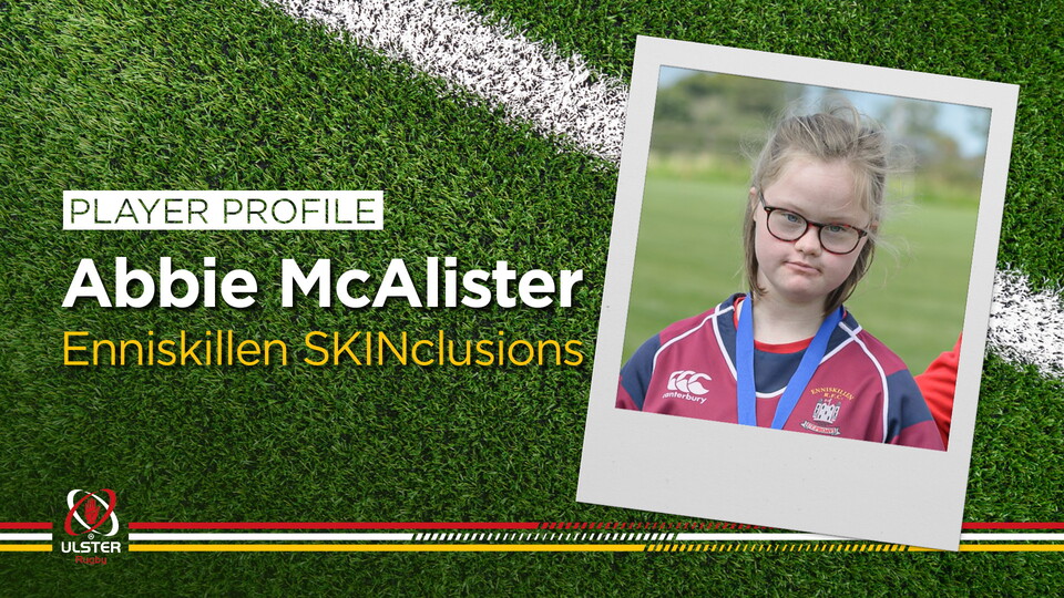 Another newbie to rugby this season, Abbie is a member of Enniskillen SKINclusions.