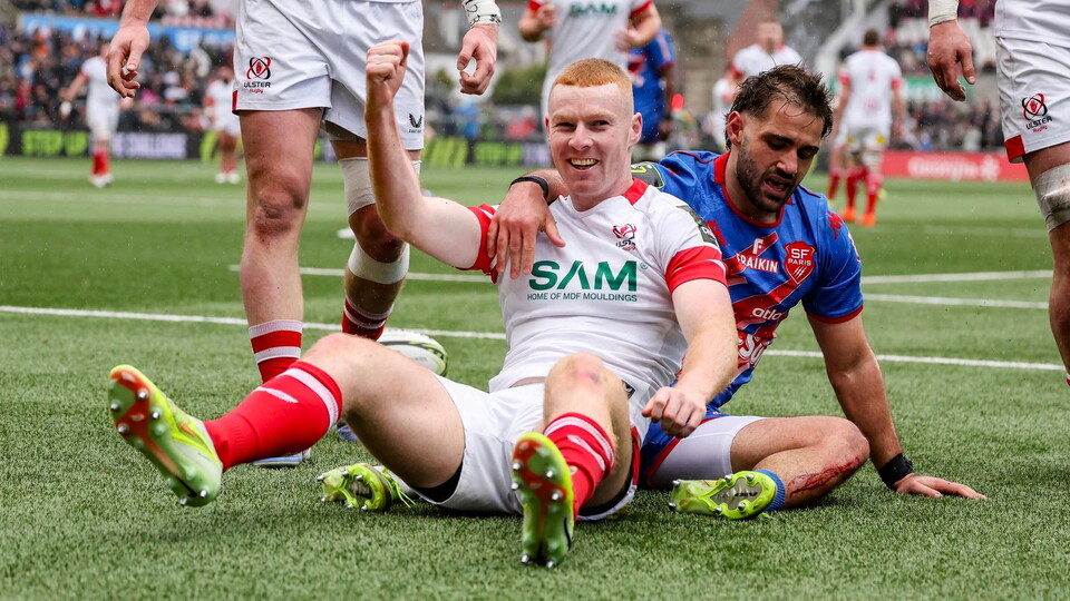 Ulster produced a blistering opening display before showing resilience and composure under sustained second-half pressure to defeat Stade Français 26–19 at Affidea Stadium, securing top spot in Pool 3 of the EPCR Challenge Cup.