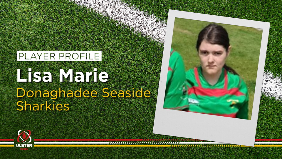 Lisa Marie has been a player at the Donaghadee Seaside Sharkies for three years.