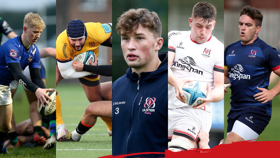 Harry Sheridan, Conor McKee, James McCormick, Reuben Crothers and Ben Carson will all continue their development with Ulster Rugby.