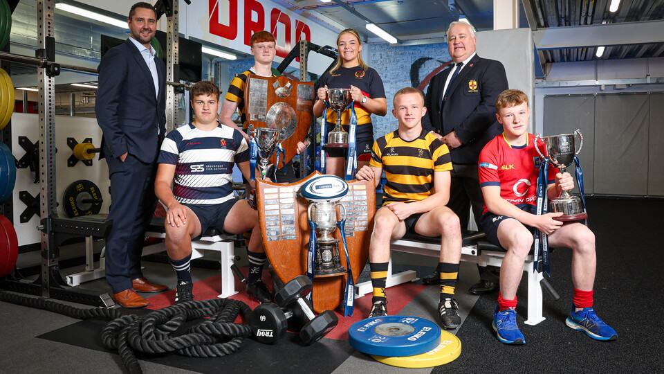 The launch of the 2023/24 Danske Bank Ulster Schools' Rugby competitions took place yesterday at Kingspan Stadium.