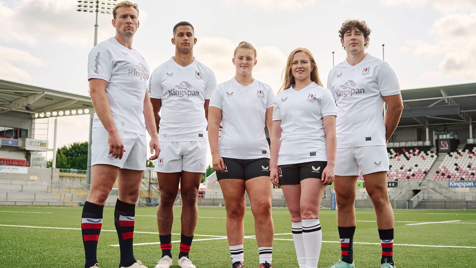 Together with new kit partner Castore, the club is today revealing this season’s playing kits, with special recognition throughout the designs for the centenary of Ulster Rugby’s home ground.