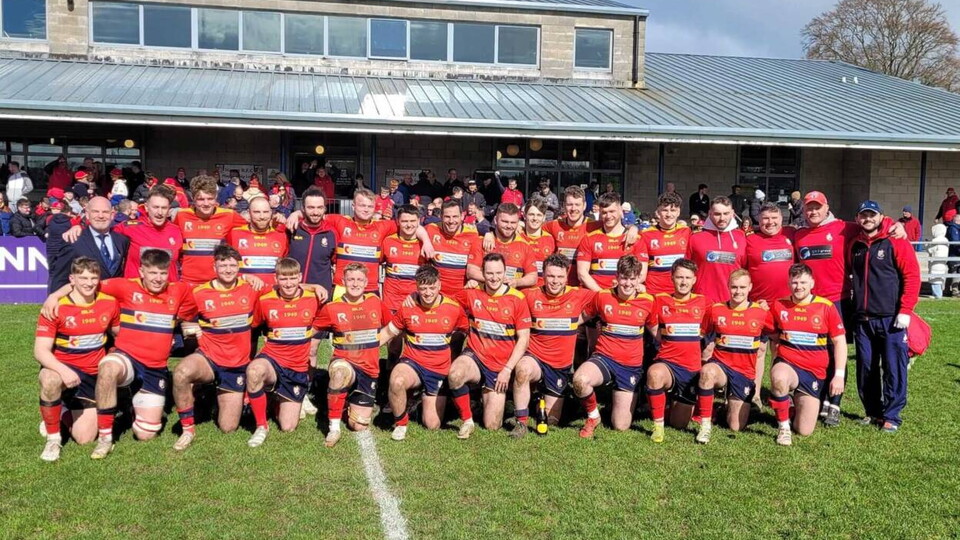 A massive congratulations to Ballyclare who will enter the All Ireland League after an exciting game of rugby against Monkstown on Saturday.