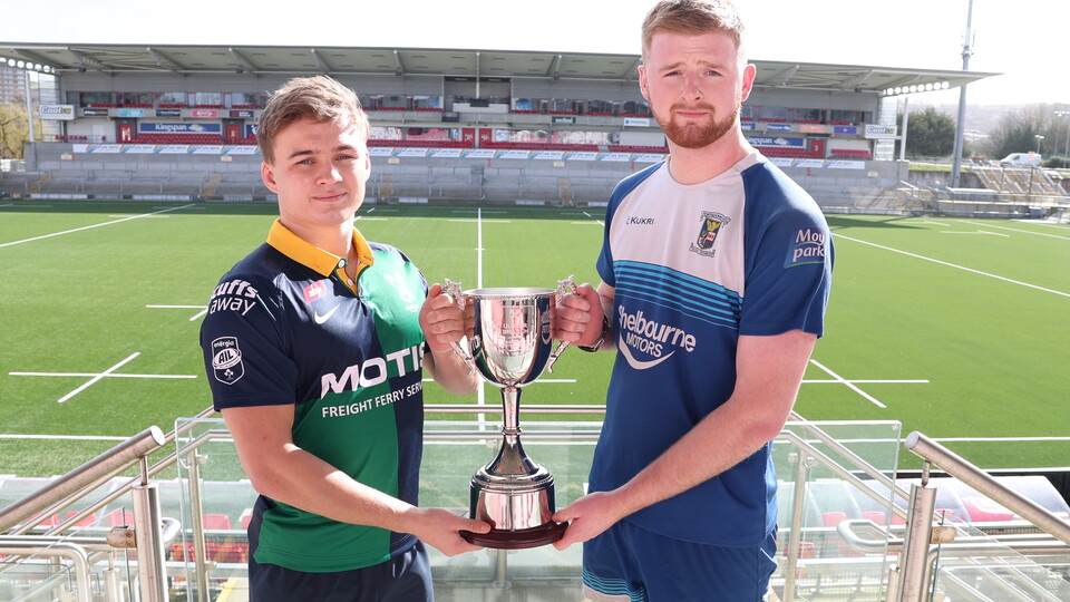 Ballynahinch RFC take on Portadown RFC to see who will be the 2024 winner of the Club Academy Cup in the final at Kingspan Stadium this Saturday (KO 12pm)