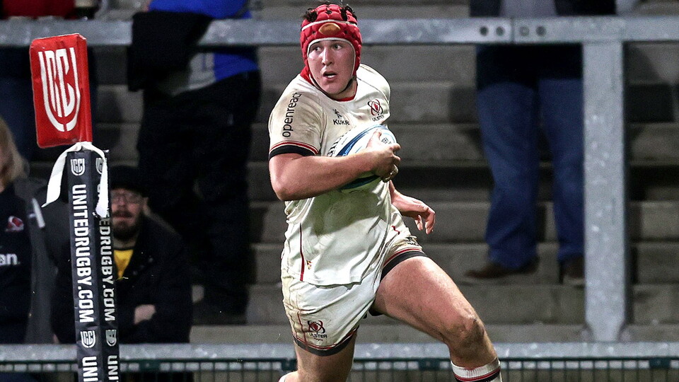 Ulster's bonus point victory against the Dragons at Kingspan Stadium pushed the province into second position in the BKT United Rugby Championship and saw Tom Stewart break a league try record with a hat trick of tries.