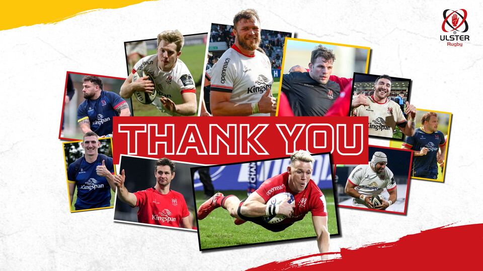 With a combined total of nearly 500 caps for the province, Ulster Rugby will recognise the 10 Senior Men’s players confirmed as leaving at the conclusion of the current season.