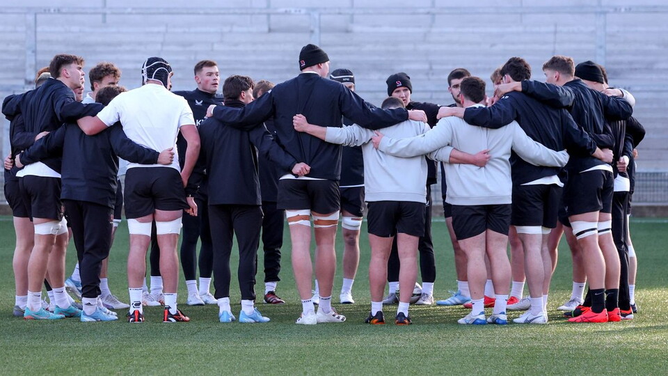 Ulster's 'A' side trained ahead of their IRFU 150 'A' Interpro Championship opener against Connacht Eagles. 

The match is being played at Kingspan Stadium behind closed doors following a pitch inspection at Ballynahinch RFC. 

Photography by John...
