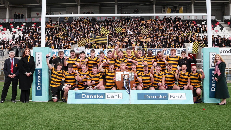 Royal Belfast Academical Institution edged a thrilling final at Kingspan Stadium against Ballymena Academy to secure back-to-back Schools Cup victories for the Belfast school.