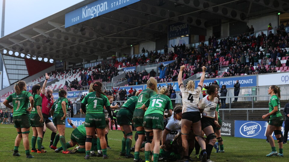 Deloitte Ulster Women staged a superb second half comeback to secure a losing bonus point at Kingspan Stadium in Round 2 of the Vodafone Women's Interprovincial Championship.