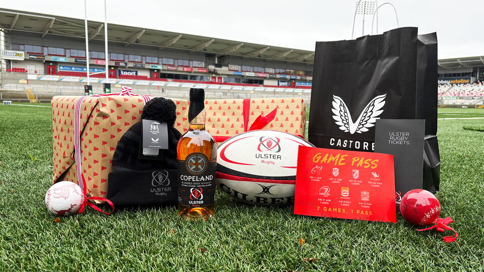 Looking to get your Christmas shopping done and dusted? Find the perfect gift for the rugby supporters in your life with a host of experiences and gifts from Ulster Rugby. From our 2026 Game Pass to the latest Castore Match Kits, our guide has gif...