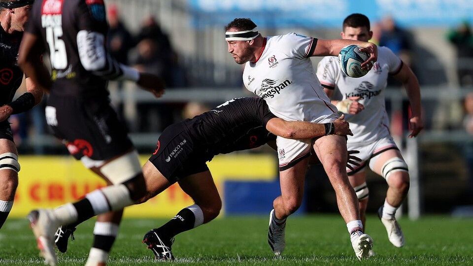Ulster held off a late Cell C Sharks surge to claim victory and a URC home quarter-final in two weeks’ time.