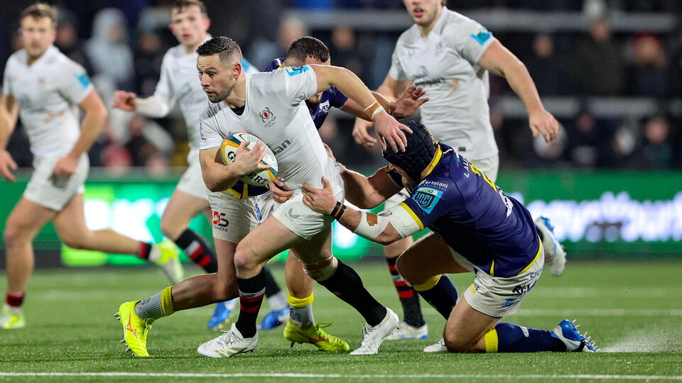 Ulster had to settle for a losing bonus point, as they fell just short to Zebre Parma in Round 10 of the United Rugby Championship clash at a wet and windy Kingspan Stadium.