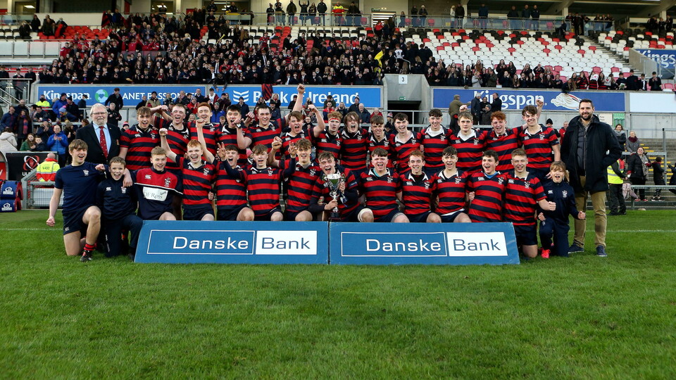 Ballymena Academy have won the first ever Danske Bank Ulster Schools’ U16 Cup Final by beating Methodist College Belfast 29-17 at Kingspan Stadium.