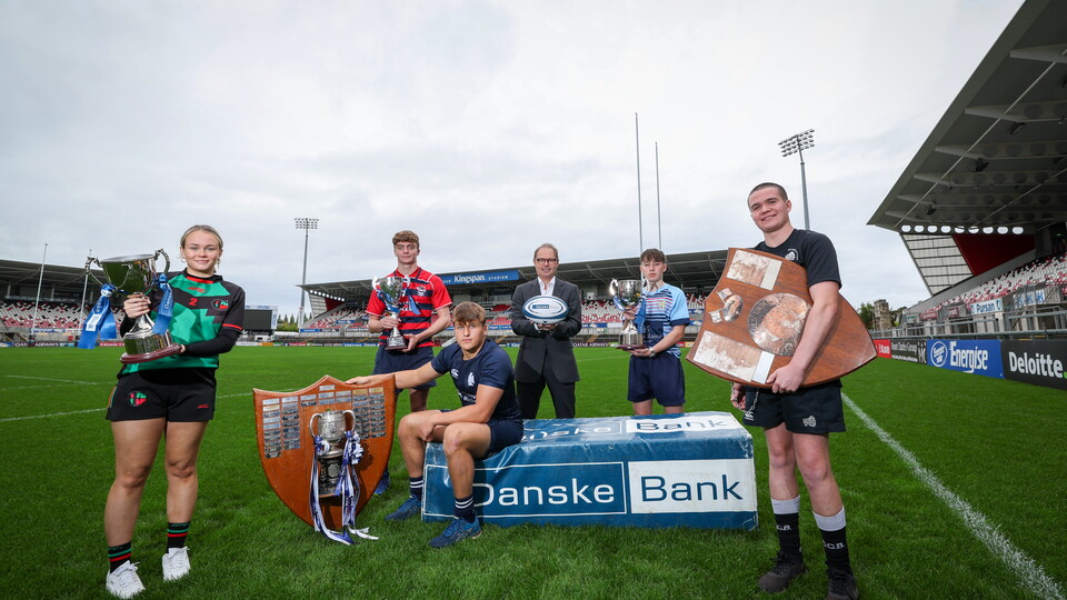 The launch of the 2022/23 Danske Bank Ulster Schools' Rugby competitions took place at Kingspan Stadium today, Tuesday 4th October.