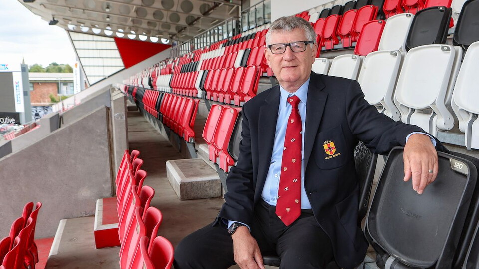 Denis Gardiner of Larne RFC has been elected the 126th president of the IRFU Ulster branch at the province's AGM meeting.