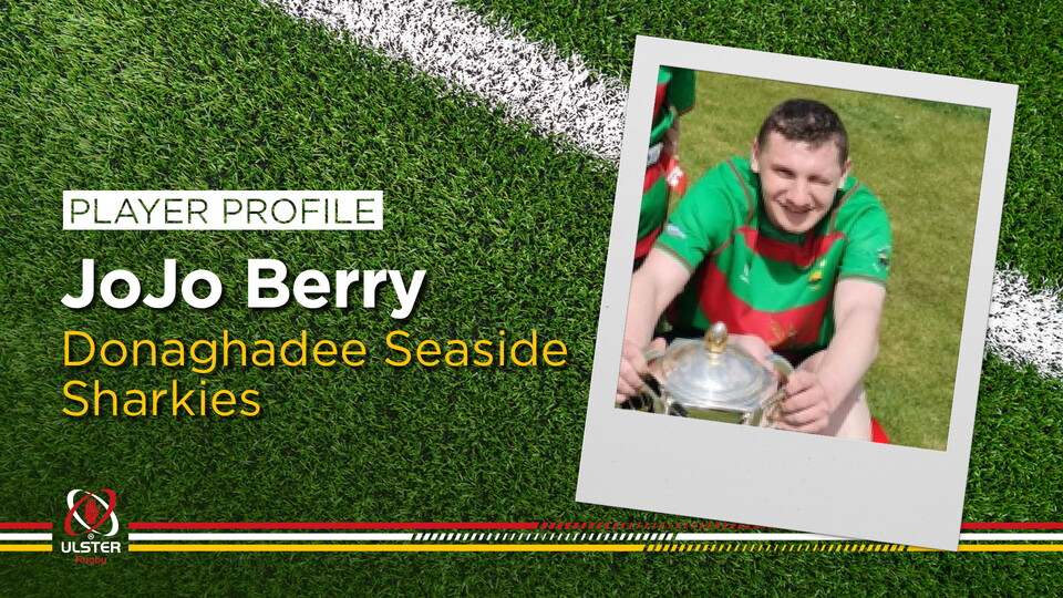 Jojo has been playing for rugby for over twelve years at Donaghadee Seaside Sharkies.
