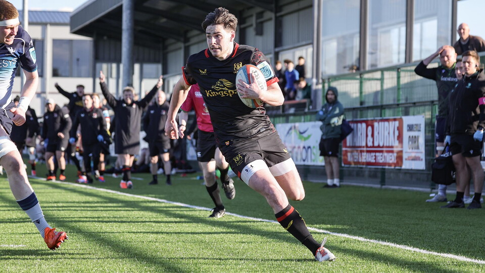Ulster 'A' won a thrilling interpro derby match against Connacht Eagles after a last-gasp try from Academy wing, Ethan Graham, made the difference in the scoreline.