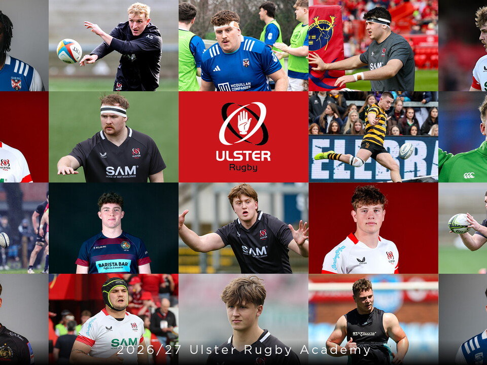 Ulster Rugby's Academy 2026-27
