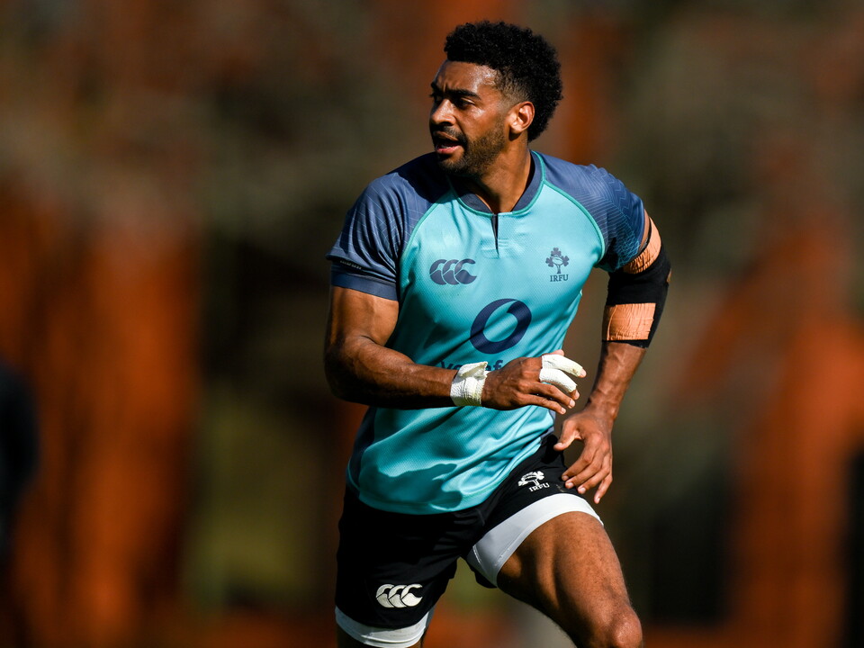 Rob Baloucoune in Ireland training